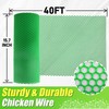 Sumloty Garden Fence Green Plastic Mesh- 16in x 40ft Plastic