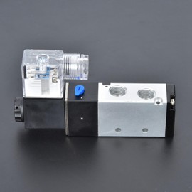 4V21008 Outlet Type 2Position 5Way Solenoid Valve Aluminum Valve AC220V DC24V for Industrial Use
