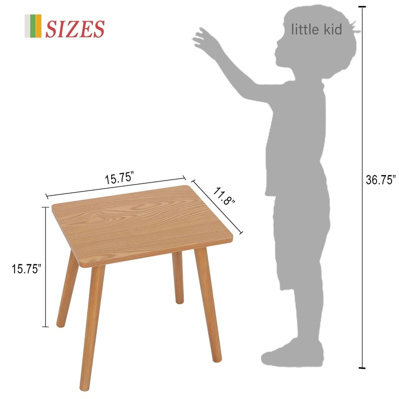 AWASEN Mid Century Modern Side Table, Small End for Living