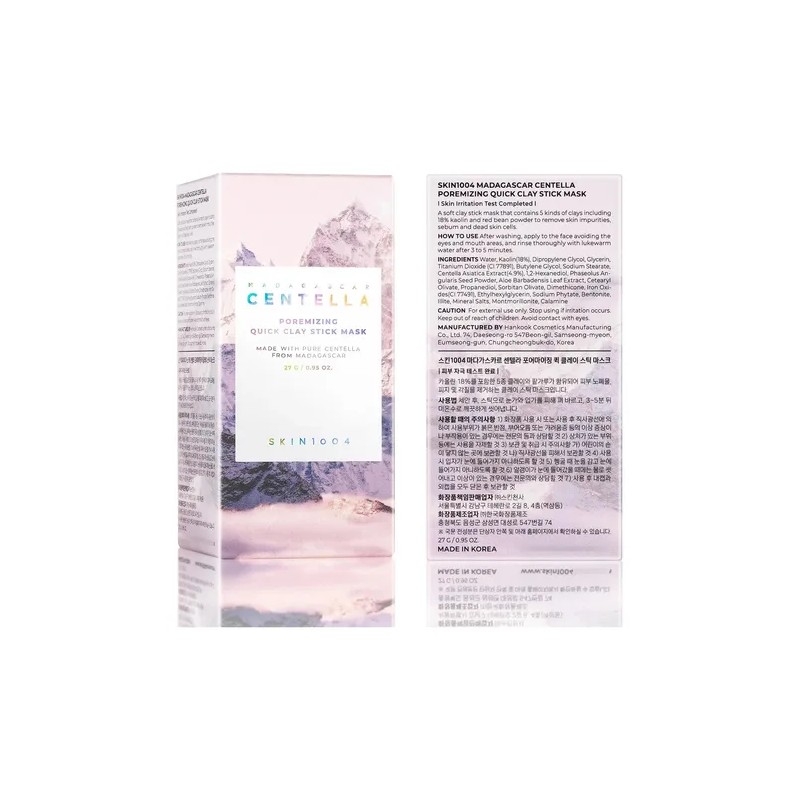Original 100% Coreano Skin1004 Centella Madagascar Stick 27g