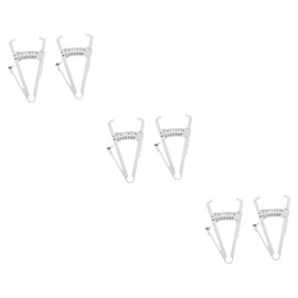 FOMIYES 3sets Caliper Body Composition Monitor Body Measuring Tape Fat Measurer Fat Caliper Simple Design Plastic 2pcs*3