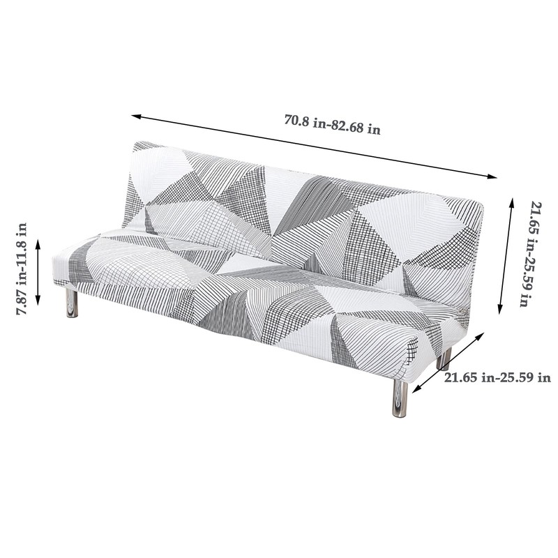Elehealthy Funda de futón Estampada elástica para sofá Cama Funda