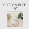 peach&life Washable and Reusable, Natural Cotton Pads, Puff, Set of