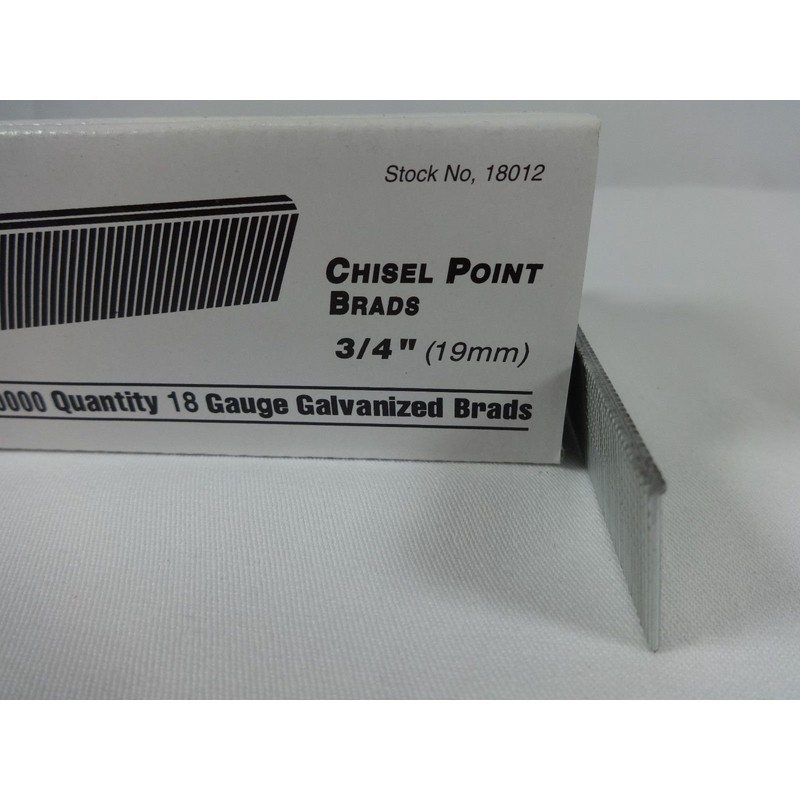 SpotNails #18012 3/4`` Chisel Point Brads 18 Gauge Galvanized ;supply_by_skating2fast