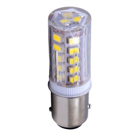 HQRP BAY15d LED Light Bulb Replacement for Ancor Marine Bulb 529340 529341 521158 521162 521166 529344 Double Contact Index Base, 33LED SMD2835 Cool White 12-24V DC Marine Navigation