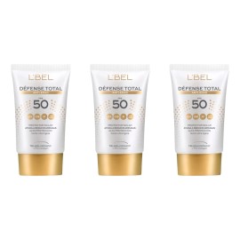 Set De 3 Bloqueadores Facial L'bel Defense Anti-edad Fps50