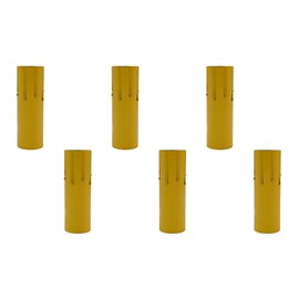 Creative Hobbies 4" Fibre Drip Candle Cover For Medium (Edison) Base Lamp Sockets, 25 Pieces