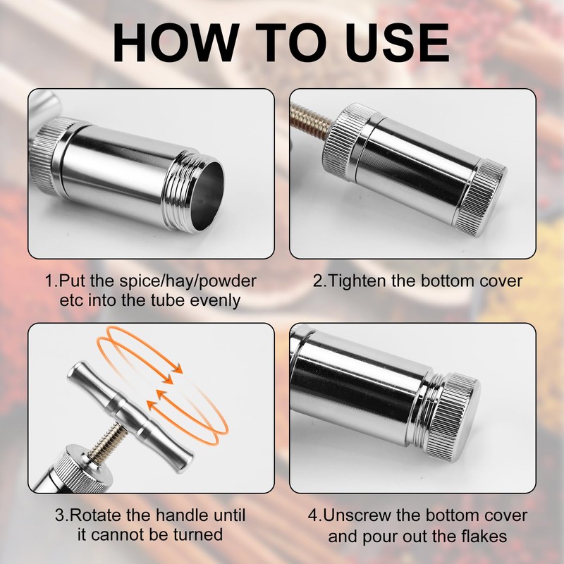 FSWWSF Pollen Press T-Handle Durable Herb Press Pollen Press Small