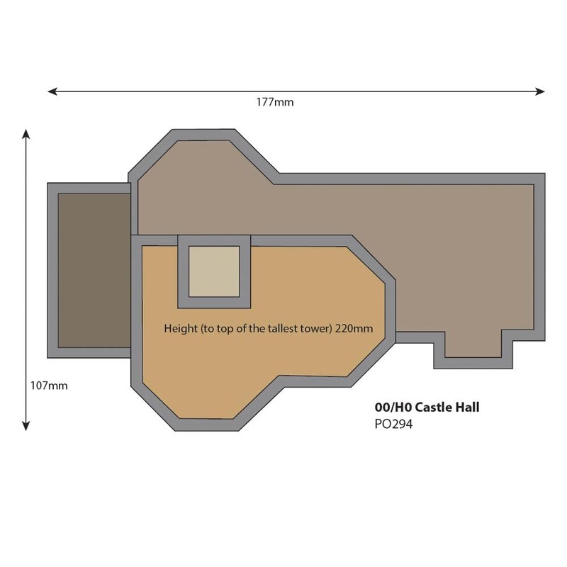 Metcalfe PO294 Castle Hall Card Kit