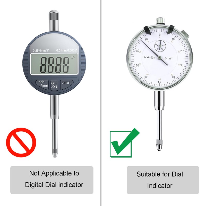 HDLNKAK Dial Indicator Extension Set - Imperial Dial Indicators Tips