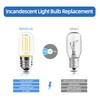 NOVELUX 2.5 in E17 Intermediate Base LED Filament Bulb 360