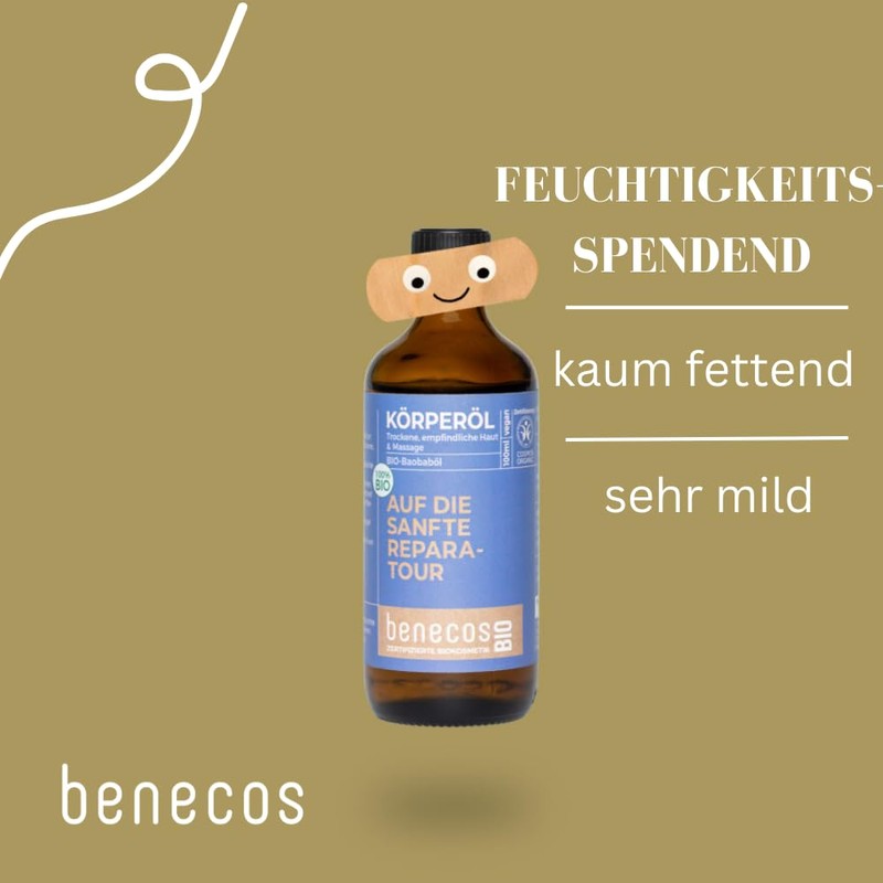 benecos Organic Body Oil Organic Macadamia Nut Oil Elegant Drops