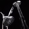 Hydroluxe 30-Setting Ultra-Luxury 6 inch Rainfall Shower Head & Handheld
