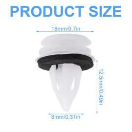 LuLiyLdJ 30 PCS Automotive Plastic Fasteners Fasteners Clips for Universal Automobiles Plastic Rivets Plastic Rivets for Cars