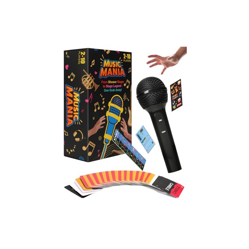 Juego de mesa de música con micrófono, pase el micrófono