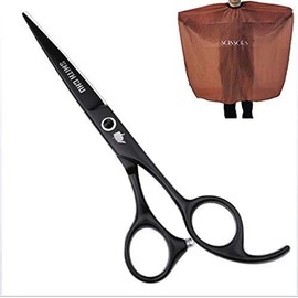 Professional Hairdressing Scissors Set Hair Cutting Thinning Scissors Stainless Steel Barber Scissors Choose from A Wide Range of Sizes Choose from A Variety of Colors,Flat Cut 5.5 inch(Tooth cut 5.5