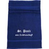 ShirtShop-Saar St. Pauli from Passion; Cities Bath Towel, Dark Blue