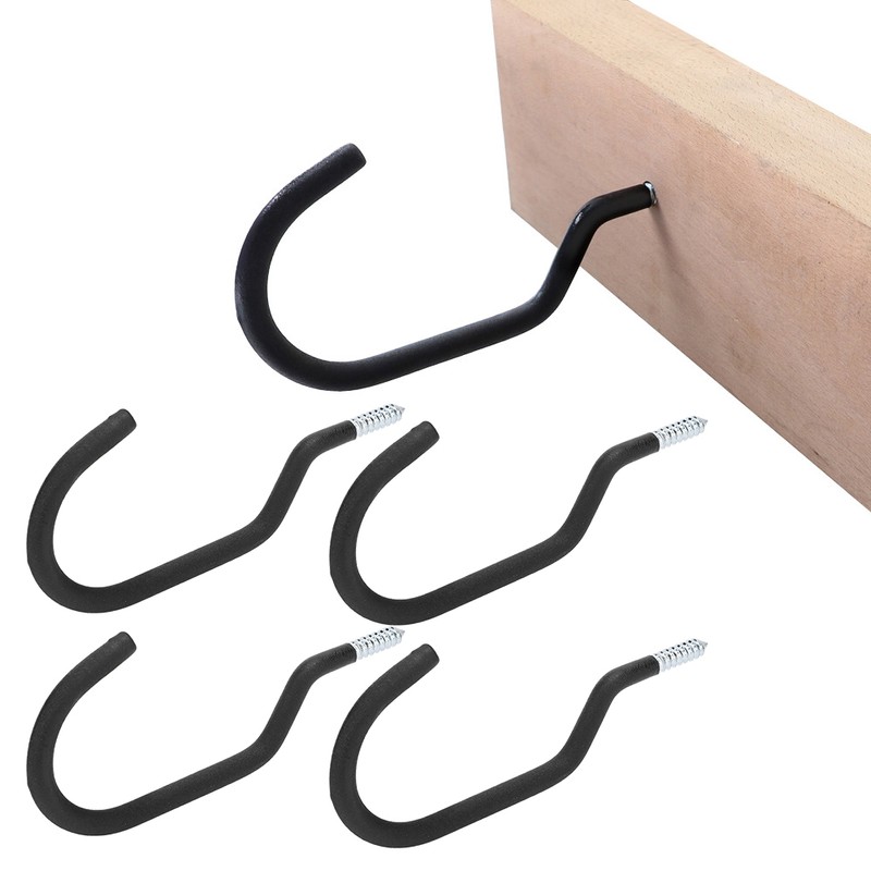 4pcs Metal Bike Wall Mount Storage Holders Garage Bicycle Hanger