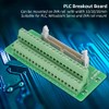 IDC40P 40Pin Male Header Breakout Board Terminal Block Connector, PLC