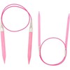 Lykke 40cm (5.5mm) Circular Knitting Needles, Blusher Solid Circular Knitting