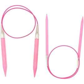 Lykke 40cm (5.5mm) Circular Knitting Needles, Blusher Solid Circular Knitting Needles