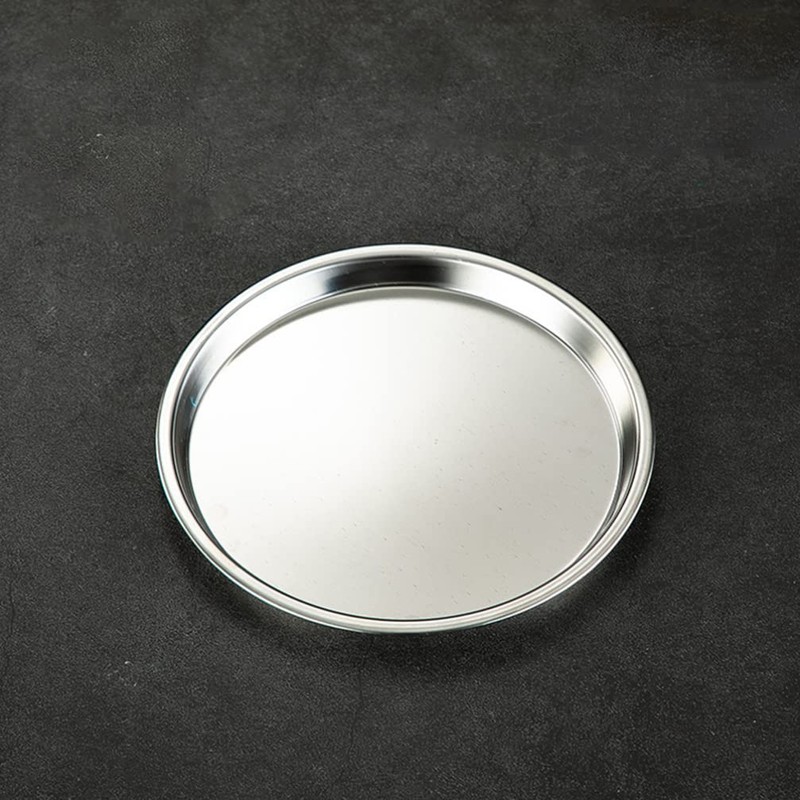 Cabilock Fruit Plate, Stainless Steel Plate, Dinner Plate, Salad Plate,