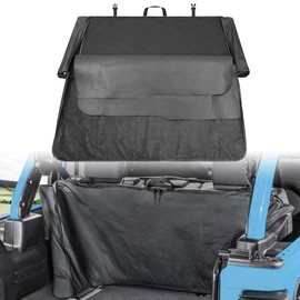 MSIZOY Soft Top Window Organizer Storage Protection Bag Compatible With For Jeep Wrangler JL Unlimited Sports Sahara Freedom Rubicon Gladiator JT 2/4 Door 2018-2024 Replacement for 68358392AC
