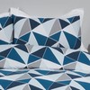 Rapport Home Rapport LEO Geometric Reversible Single Duvet Cover Set,Navy,