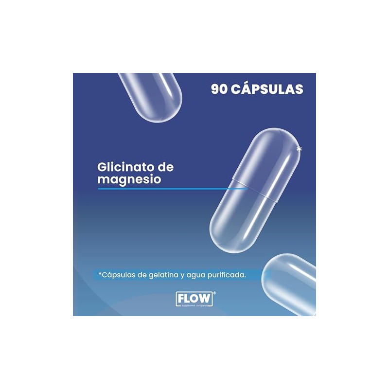 Flow Supplements | Glicinato de Magnesio 500 mg - 90