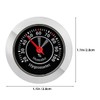 Hemoton 2pcs Hygrometer Mechanical Round Hygrometer Round Hygrometer Gauge Mechanical
