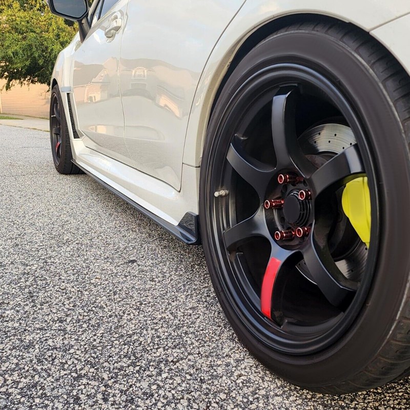 HECASA Side Skirts Compatible with 2015-2021 Subaru WRX & WRX