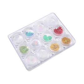 Ipetboom Easy Application Manicure Sequin Snowflakes Nail Art Glitter Flakes for False Nails