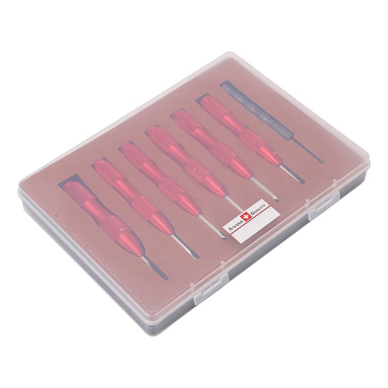 7 Pcs Watch Back Cover Opener Tool Multi Specification Aluminum