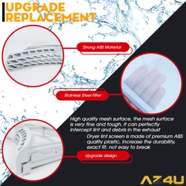 Dryer Lint Filter Screen Replace For LG DLEX9000V DLEX8000V DLEX8000W DLGX8001V DLGX5001V DLEX5000V DLGX9001V DLEX8100W DLGX8101V DLGX8101W DLGX8001W DLGX5001W DLGX5006K DLEX8100V DLEX5000W DLEX5005K