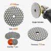 Diamond Dry Polishing Discs - Pack of 7 100 mm