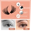 288PCS Fluffy Lash Clusters Thick, 100D Volume Eyelash Clusters, 9-16mm