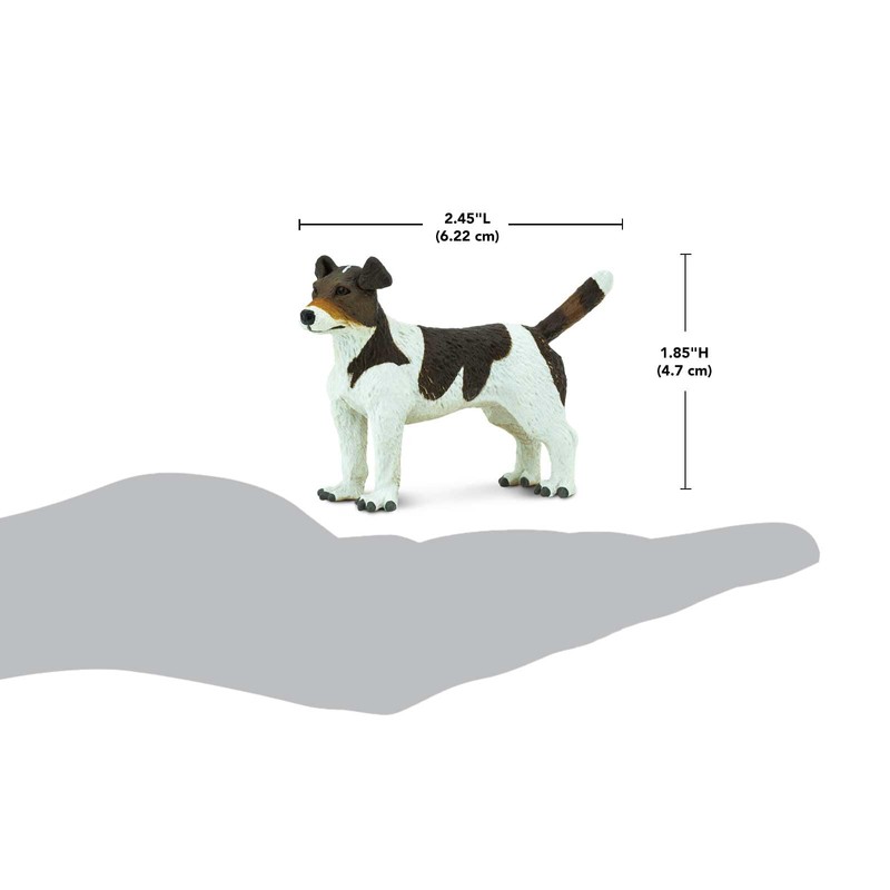 Safari Ltd. Jack Russell Terrier Figurine - Hand-Painted, Lifelike 2.5"