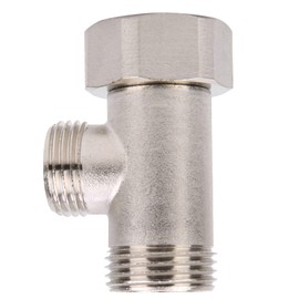 7/8 Brass T Adapter Shower, 8 7 T Valve Adapter for Bidet Head Three Connector Valve for Toilet Shower Head Diverter Valve