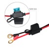 12V-24V Eylet O terminals to Alligator Clip Cable Power 16AWG
