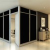 VELIMAX Static Cling Total Blackout Window Film Privacy Room Darkening