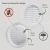 Vent Systems 4'' Inch - Pack of 5 - White