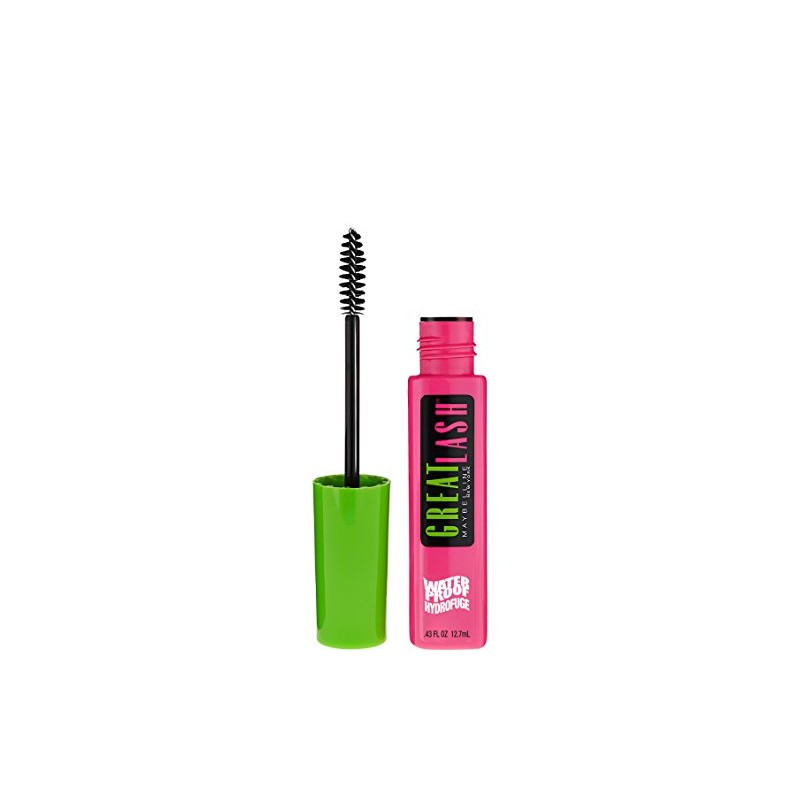 Maybelline New York Great Lash Waterproof Mascara Makeup, Brownish Black,