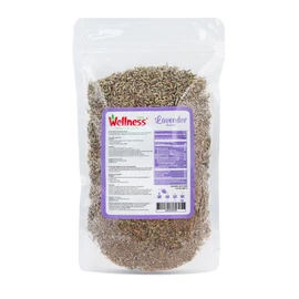 Wellness Organic Lavender Tea: Culinary Grade Lavender Flowers - Food Grade Buds for Baking, Soap Making, and Tea Infusions - Dried Lavender for a Fragrant and Relaxing Experience - 100% Natural and Lavanda Seca Natural