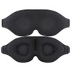 DREAMMASK Black 3D Shape Comfortable Foam Eye Mask Eye Mask