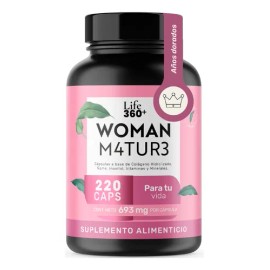 Colgeno Hidrolizado Life360 Woman M4tur3 220 Cpsulas Sabor Sin sabor                                                                                  