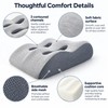 Contoured Memory Foam Leg Pillow – Dual Leg Support for