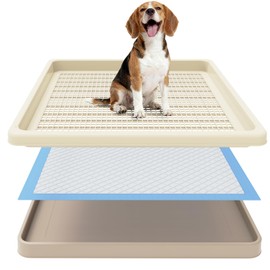 Dog Potty Tray Fits 22 x 22 In Pee Pad, Potty Training for Puppy Pad Holder
