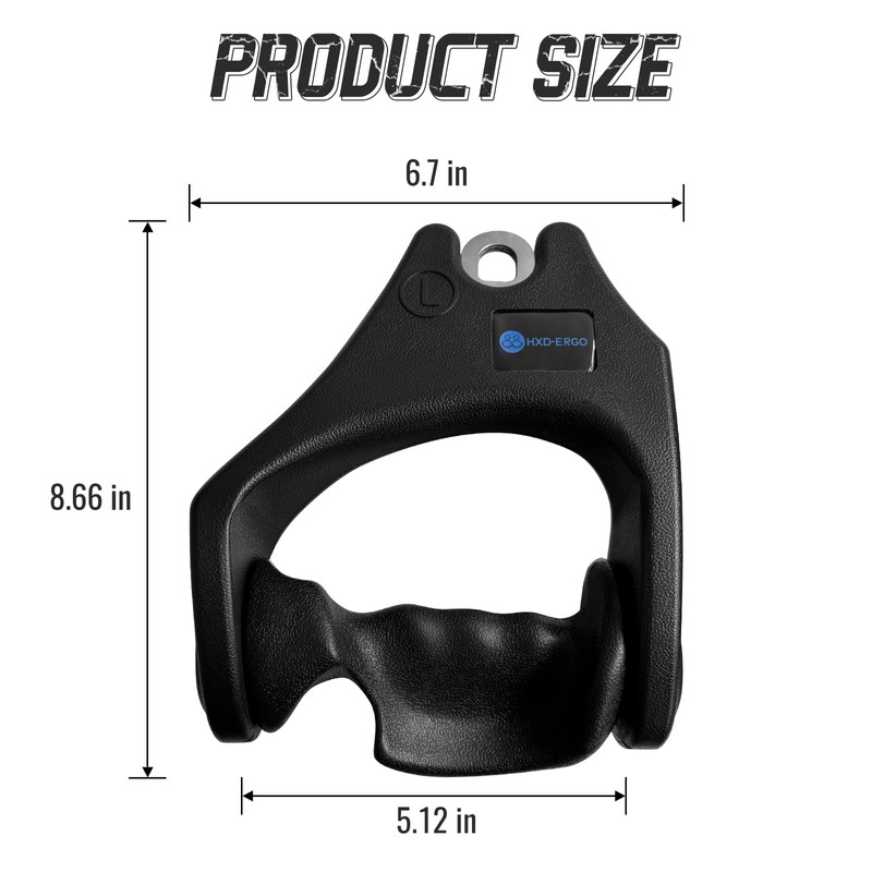 HXD-ERGO LAT Pulldown Attachments-LAT Pull Down Bar with Ergonomic Grips,