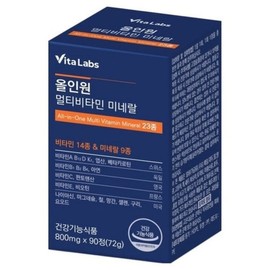 VitaLabs 올인원 멀티비타민 미네랄 90정 1개 VitaLabs All-in-One Multivitamin Mineral 90 Tablets 1 Pack