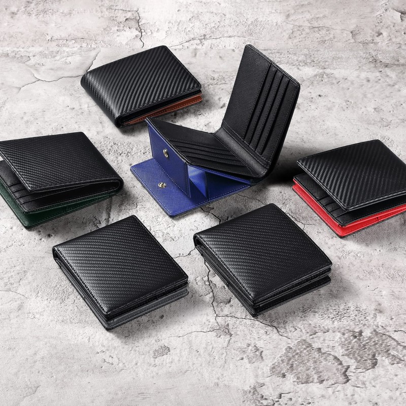 MORFFEYIA Men's Wallet, Large Capacity, Genuine Leather, YKK Product, Separate
